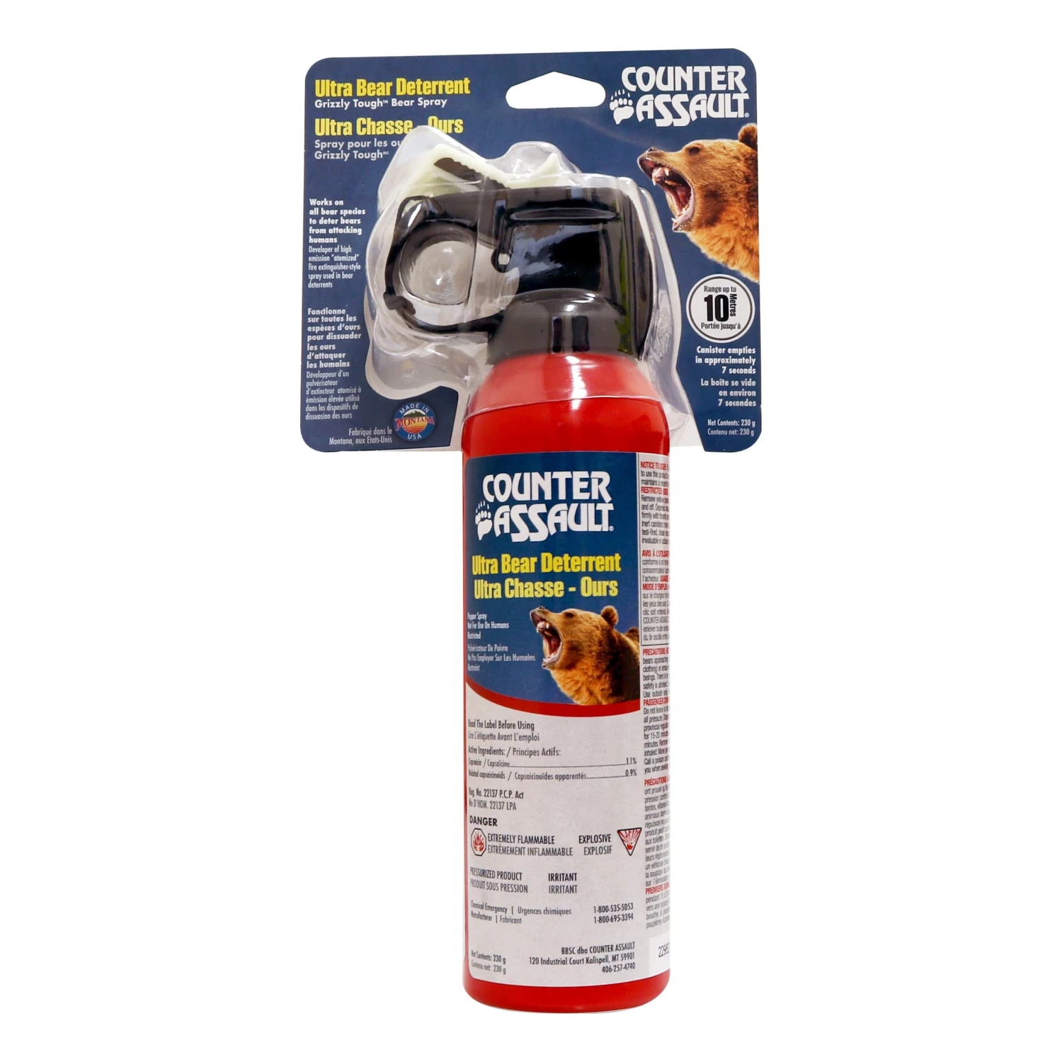 Counter Assault 40ft Bear Spray 1 Counter Assault 40ft Bear Spray