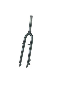 KONA Project 2 Fork, 26”, Cromo, 1 1/8", 440mm A-C, 45mm OFF, QR, ISO Disc & Rim Brake, Gloss Black