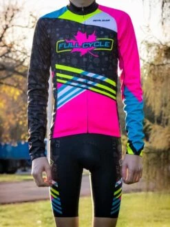 Pearl Izumi Full Cycle Fluoro ELITE LTD Long Sleeve Thermal Jersey