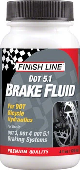 Finish Line DOT 5.1 Brake Fluid (4-Ounce Bottle)