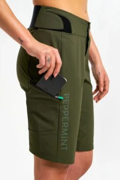 Peppermint Mtb Tech Short -Bicycle Equipment Store MtbTechShortSpruce5 scaled