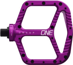 OneUp Components Aluminum Pedals -Bicycle Equipment Store OneUp Components AluminumPedal PURPLE Top 1400x e98ba45e 16b4 4975 9006 b1398381e3e4