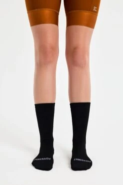 Peppermint Solid Knitted Socks