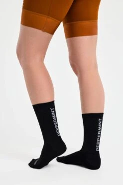 Peppermint Solid Knitted Socks 8 Peppermint Solid Knitted Socks -Bicycle Equipment Store PeppermintSolidKnittedSocksblack2 scaled