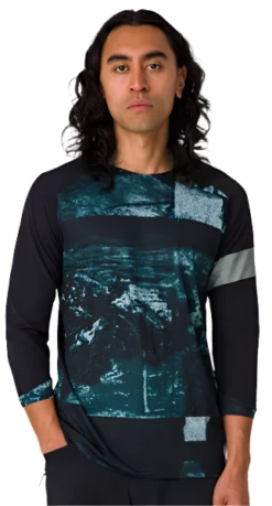 Rapha Men's Printed Trail 3/4 Sleeve Jersey