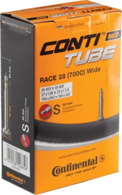 Continental Race Presta Valve Tube -Bicycle Equipment Store TU9278