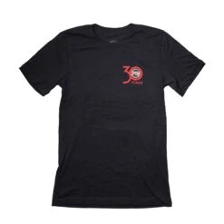 Full Cycle Unisex 30th Anniversary Tee -Bicycle Equipment Store dark grey front scaled