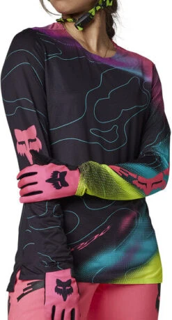 Fox Racing Women's Flexair Long-Sleeve Jersey Lunar