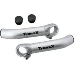 TRANZX ALLOY BAR-END SILVER