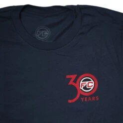 Full Cycle Unisex 30th Anniversary Tee -Bicycle Equipment Store vintage navy scaled